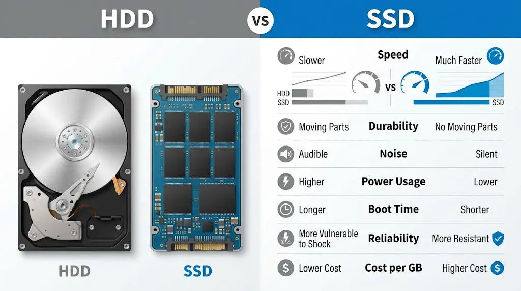 Hard Disk Drive vs SSD: Best External Storage Guide